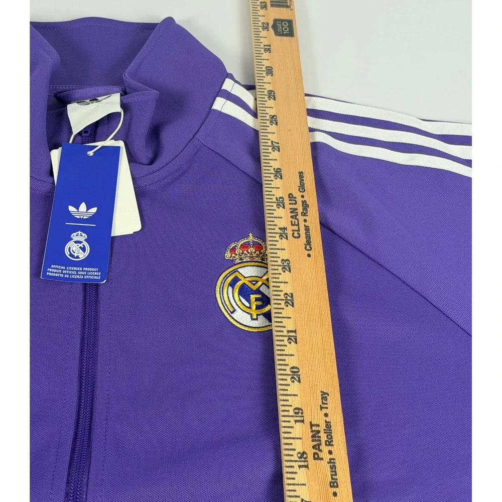 Adidas Real Madrid LFSTLR Track Jacket Men's XL Purple Rush KC7790 NWT